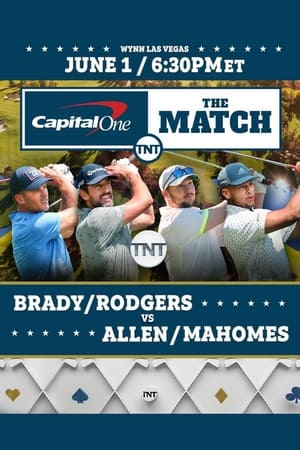 Poster The Match: Brady/Rodgers vs. Allen/Mahomes 2022