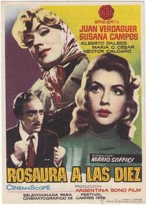 Poster Rosaura at 10 O'Clock (1958)