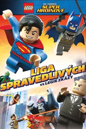Poster Lego DC Super hrdinové: Liga spravedlivých vs Legie zkázy 2015