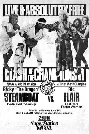 Poster WCW Clash of The Champions VI: Ragin' Cajun 1989