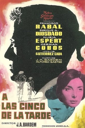 Poster A las cinco de la tarde 1961