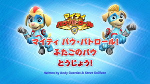 マイティ パウ・パトロール!ふたごのパウとうじょう!