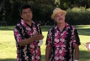 George Lopez George's Bogey-ous Relationship with Vic Is Putt to the Test