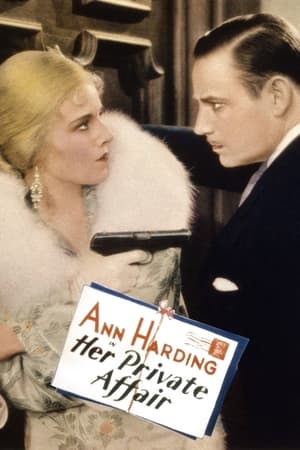 Poster Her Private Affair (1929)