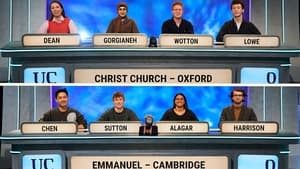 University Challenge Christ Church, Oxford v Emmanuel College, Cambridge