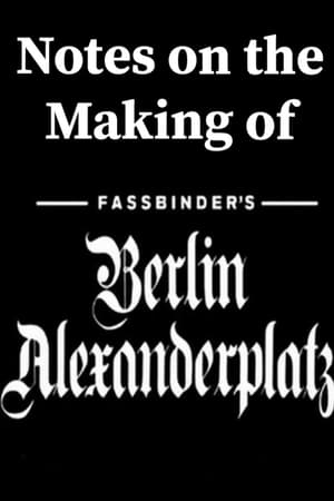 Poster Berlin Alexanderplatz - Beobachtungen bei Dreharbeiten 1980