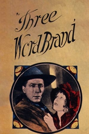 Poster Three Word Brand 1921