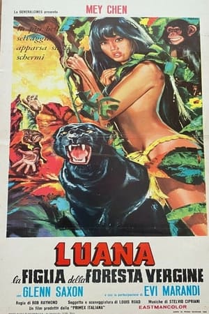 Poster Luana, fille de la jungle 1968