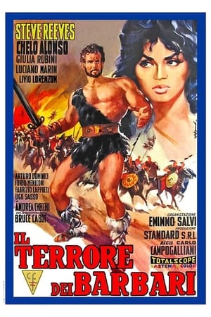 Poster Il terrore dei barbari 1959