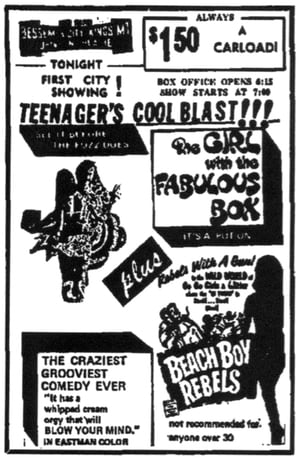 Poster The Girl with the Fabulous Box 1969