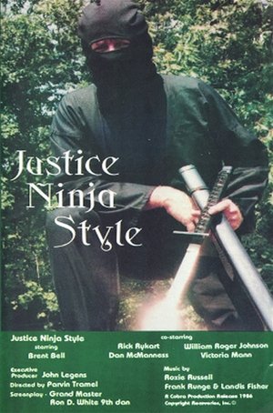 Poster Justice Ninja Style 1985