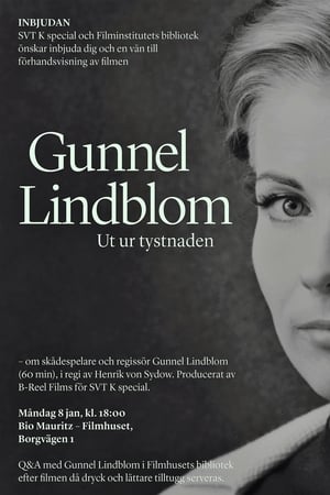 Poster Gunnel Lindblom: ut ur tystnaden (2018)