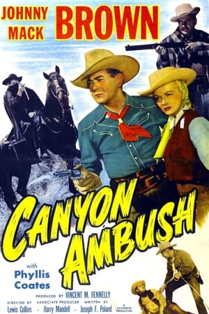 Poster Canyon Ambush 1952