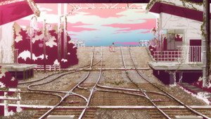 Kabukimonogatari backdrop