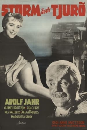 Poster Storm över Tjurö 1954