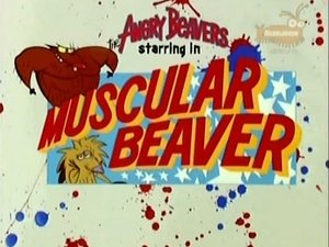 The Angry Beavers Muscular Beaver