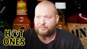 Hot Ones Action Bronson Shakes It Out While Eating Spicy Wings