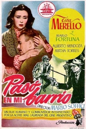 Poster Pasó en mi barrio (1951)