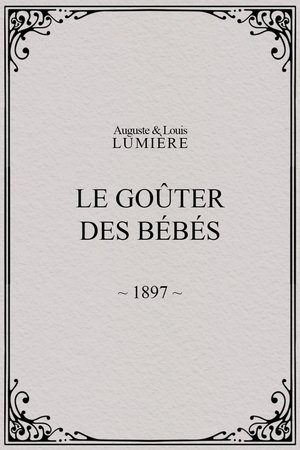 Le goûter des bébés poster