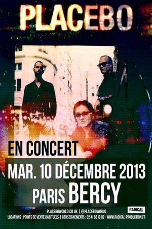 Placebo In concert Paris 2013 poster