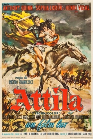 Poster Attila 1954
