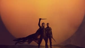 Graphic background for Dune: Part 2 IMAX Fan Event