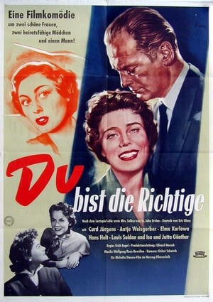 Poster Du bist die Richtige (1955)