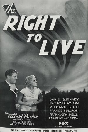 Poster The Right to Live 1933