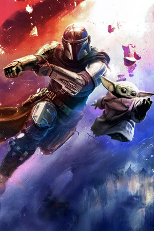 poster Star Wars: The Mandalorian and Grogu