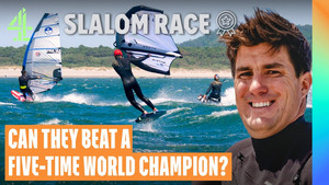 Slalom Race - Can They Beat A Five-Time World Champion?