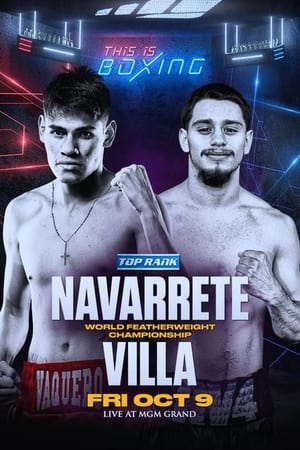 Poster Emanuel Navarrete vs. Ruben Villa (2020)