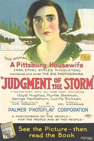 Poster Judgment of the Storm (1924)