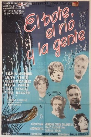 Poster El bote, el río y la gente 1960