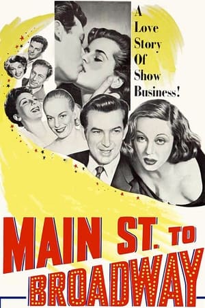 Poster Main Street to Broadway 1953