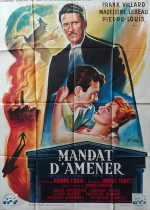 Poster Mandat d'amener 1953
