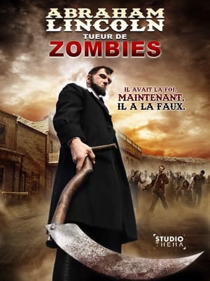 Poster Abraham Lincoln, tueur de zombies 2012