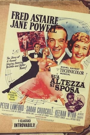 Poster Sua altezza si sposa 1951