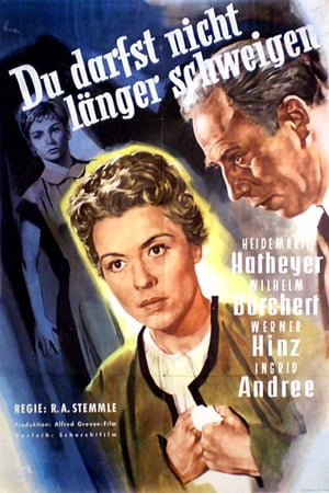 Poster Du darfst nicht länger schweigen 1955