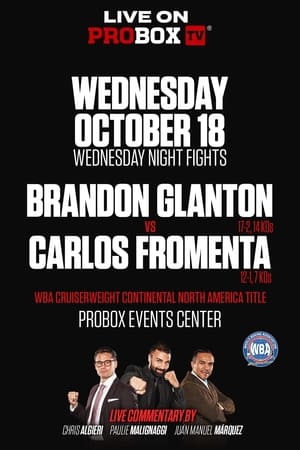 Image Brandon Glanton vs. Carlos Fromenta