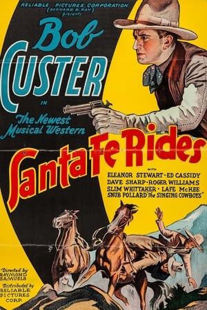 Poster Santa Fe Rides 1937