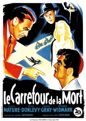 Poster Le Carrefour de la mort 1947