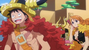 One piece วันพีช ตอนที่ 1159 ซับไทย ทำลายสวนจิ๋ว – หนีออกจากอาณาจักรบล็อก!