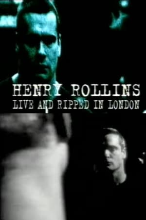 Poster Henry Rollins: Live and Ripped in London 1999