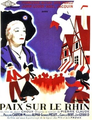 Poster Paix sur le Rhin 1938