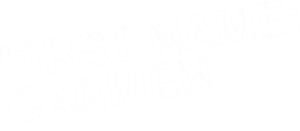 First Name: Carmen