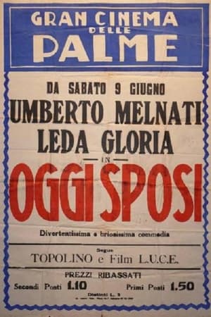Poster Oggi sposi (1934)
