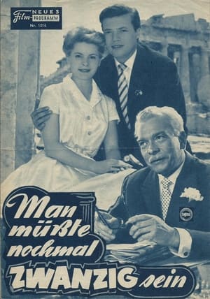Poster Man müßte nochmal zwanzig sein 1958