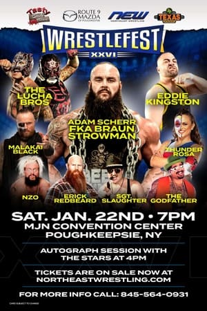 Poster Northeast Wrestling WRESTLEFEST 26 2022