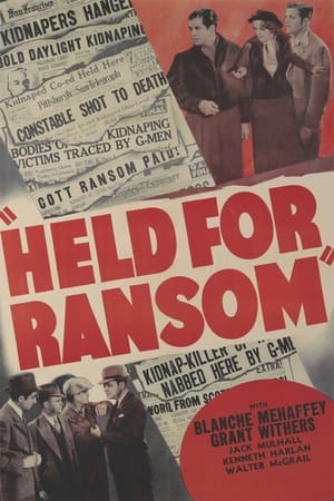 Poster Held For Ransom 1938