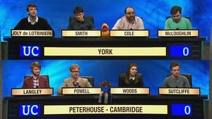 University Challenge York v Peterhouse, Cambridge